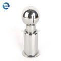 Sanitary Stainless Steel Rotary Type Weld Clamp Thread End Tank Spray Cleaning Ball
